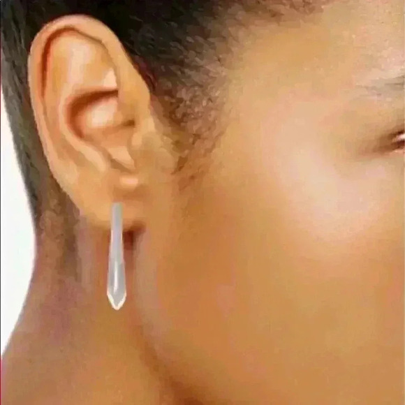 Charter Club New Square Medium Hoop Earrings - Picture 2 of 3